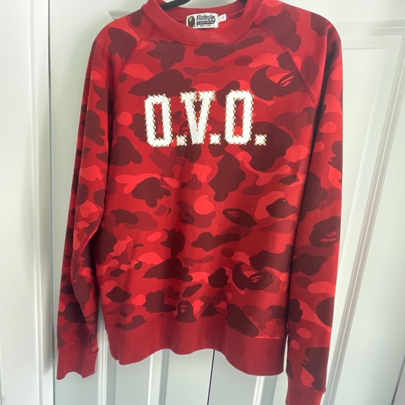 Bape OVO Camo Sweatshirt - Picture 1 of 3